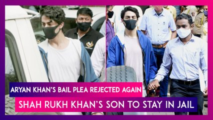 Download Video: Aryan Khan’s Bail Plea Rejected Again, Shah Rukh Khan’s Son To Stay In Jail; Lawyers To Move High Court