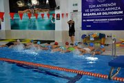 Biga'da Yarı Olimpik Yüzme Havuzuna yoğun ilgi