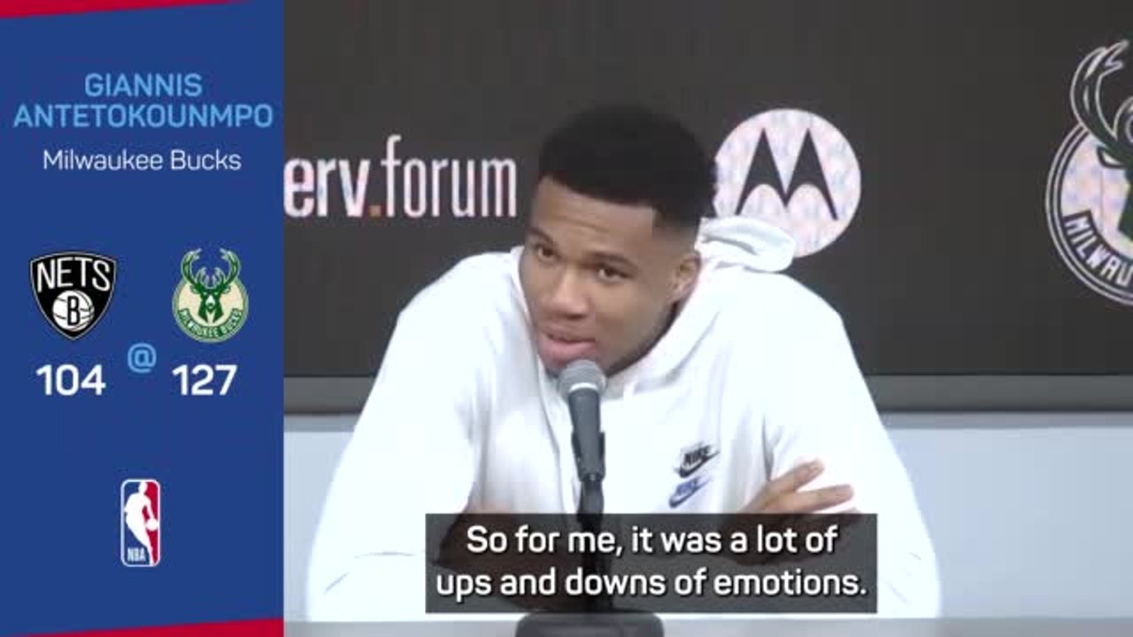 Giannis 'emotional' at receiving championship ring