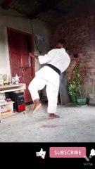 Martial arts 001 kick and punch