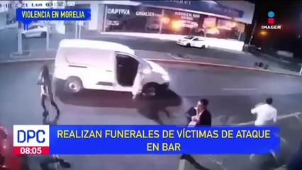 Dan el último adiós a víctimas del ataque en Bar de Morelia