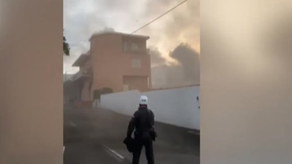 Un guardia civil en mitad de un tornado en La Palma: "Fueron los cinco segundos más largos de mi vida"
