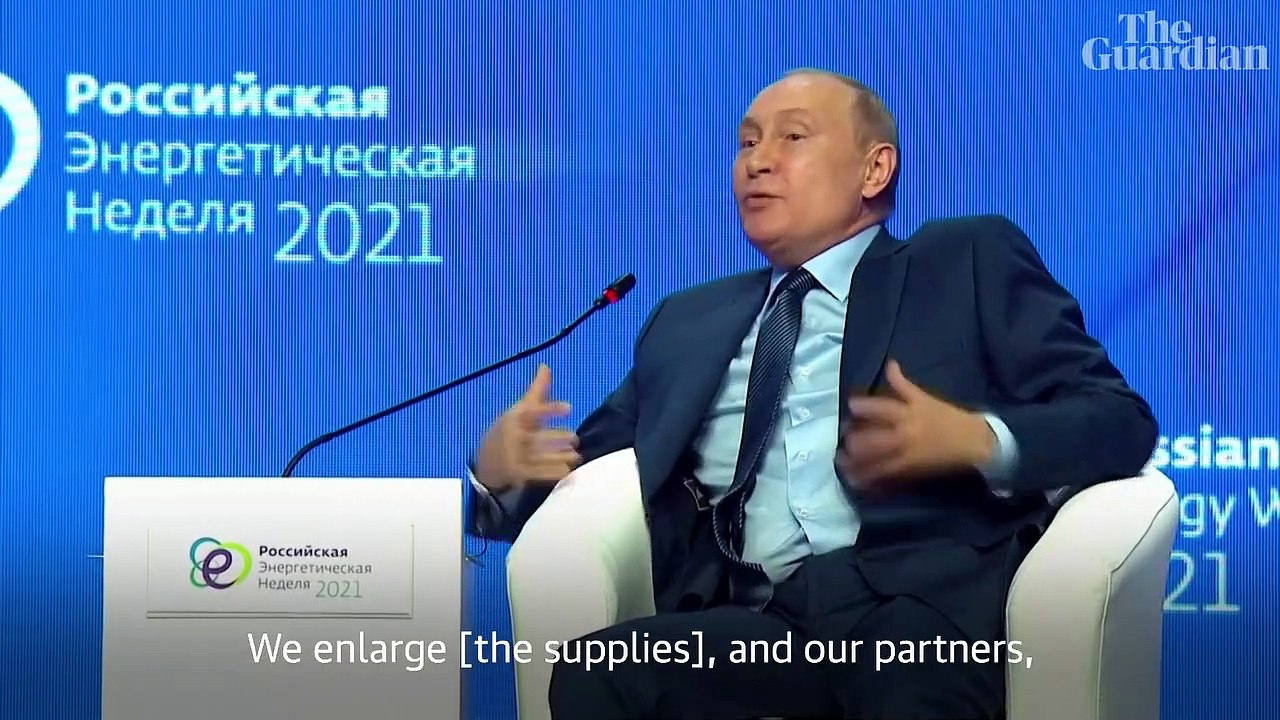 Claims that Russia is using energy as a weapon is nonsense, says Putin