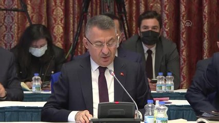 Cumhurbaşkanı Yardımcısı Oktay, Plan Bütçe Komisyonunda 2022 bütçesini sundu (1)