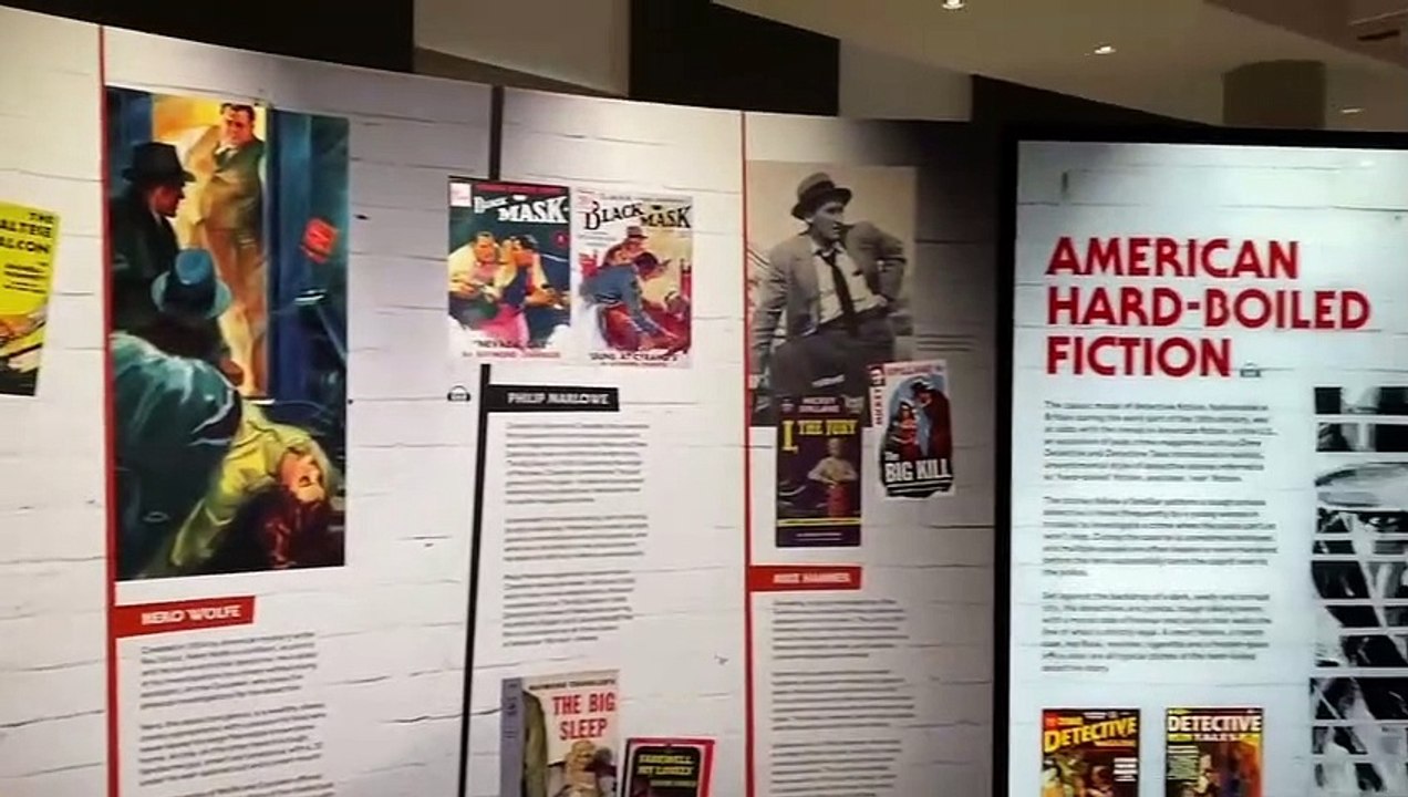 Inside Investigating Detectives exhibit at The Word