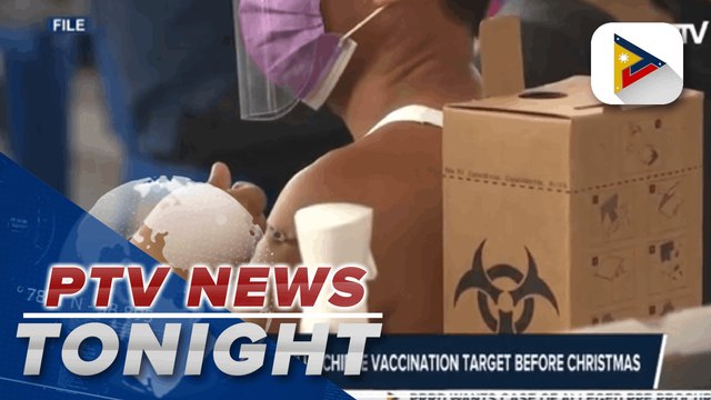 PRRD confident PH will achieve vaccination target before Christmas