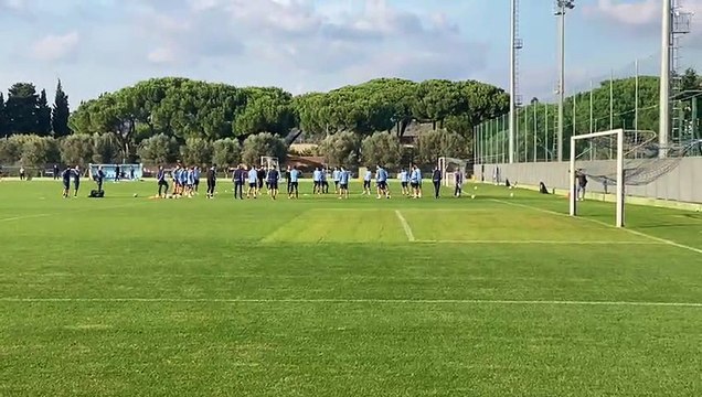 FORMELLO - Lazio - Marsiglia, la rifinitura nel giorno della vigilia