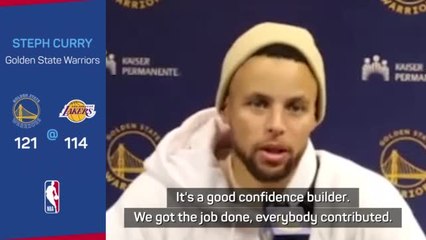 Download Video: LeBron and Curry reflect on varying opening day fortunes