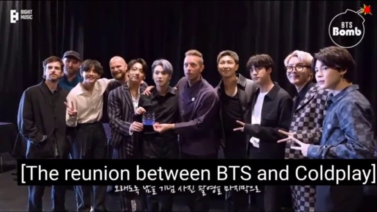 [ENG SUB] BTS MEETING WITH COLDPLAY!