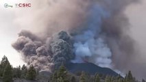 Cinco bocas y dos coladas, así evoluciona el volcán de La Palma