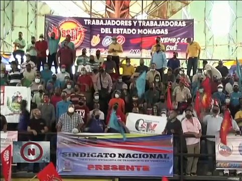 Juramentado el Comando de Campaña de Trabajadores y Trabajadoras Aristóbulo Istúriz en Monagas