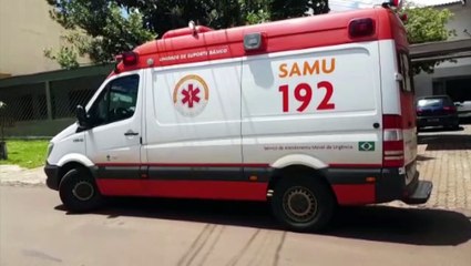 Homem de 60 anos desacordado é atendido pelo Samu