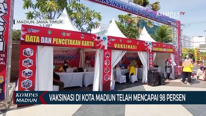 Vaksinasi Di Kota Madiun Telah Mencapai 98 Persen