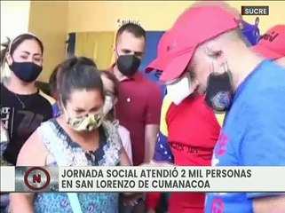 Sucre | Gobierno activó Jornada Social de Salud que atendió a 2 mil personas en Cumanacoa