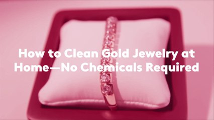 How to Clean Gold Jewelry at Home—No Chemicals Required