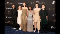 Angelina Jolie’s kids wear her old dresses on ‘Eternals’ red carpet