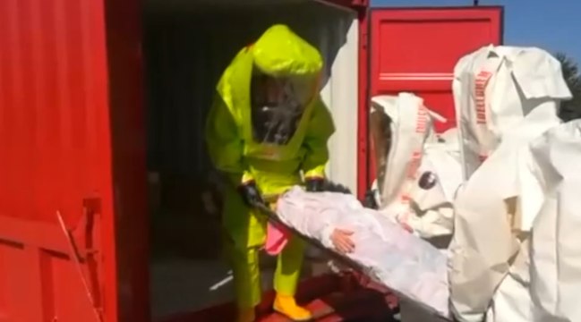 Roma - Esercitazioni di soccorso dei Vigili del Fuoco (20.10.21)