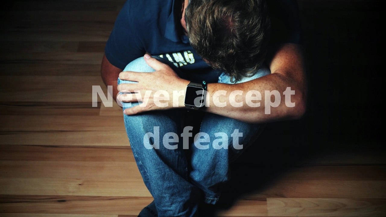 Never accept defeat if you are alive No matter what are the situation. Every morning we are born again. What we do today That's matters most. –Buddha