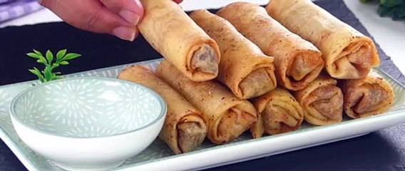 سبرينغ رول بالخضروات