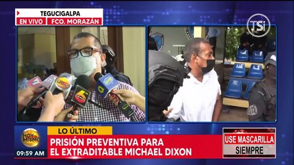 Prisión preventiva para el extraditable Michael Dixon