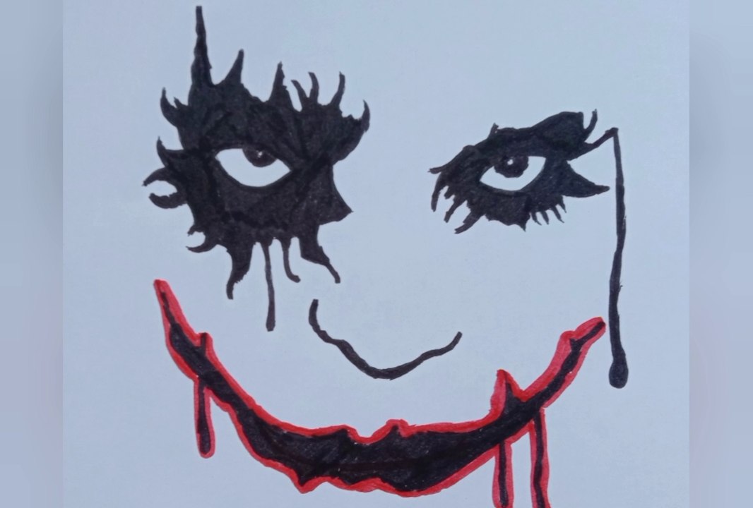 Joker Tattoo Drawing Easily Drawing Tamizha Video Dailymotion