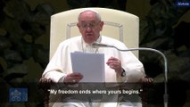 Pope Francis: What is freedom in Jesus Christ?