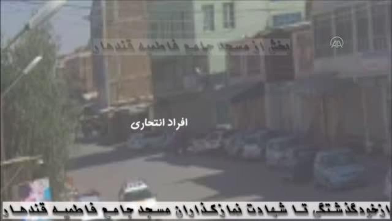 Son dakika haberi! DEAŞ'ın Afganistan'da Şii camisine düzenlediği saldırıya ait yeni güvenlik kamerası görüntüleri