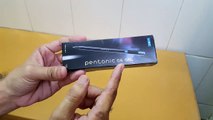 Unboxing and Review of Pentonic 0.6mm Blue Gel Pen for fast writing for students
