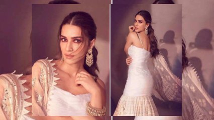 कृति सेनन के 5 फीट 9 इंच लंबी कपड़े देख लोग भी हो गए कन्फ्यूज, तस्वीरें देख धड़क रहा हर किसी का दिल