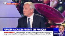 Bruno Le Maire sur la hausse des prix de l'énergie: 