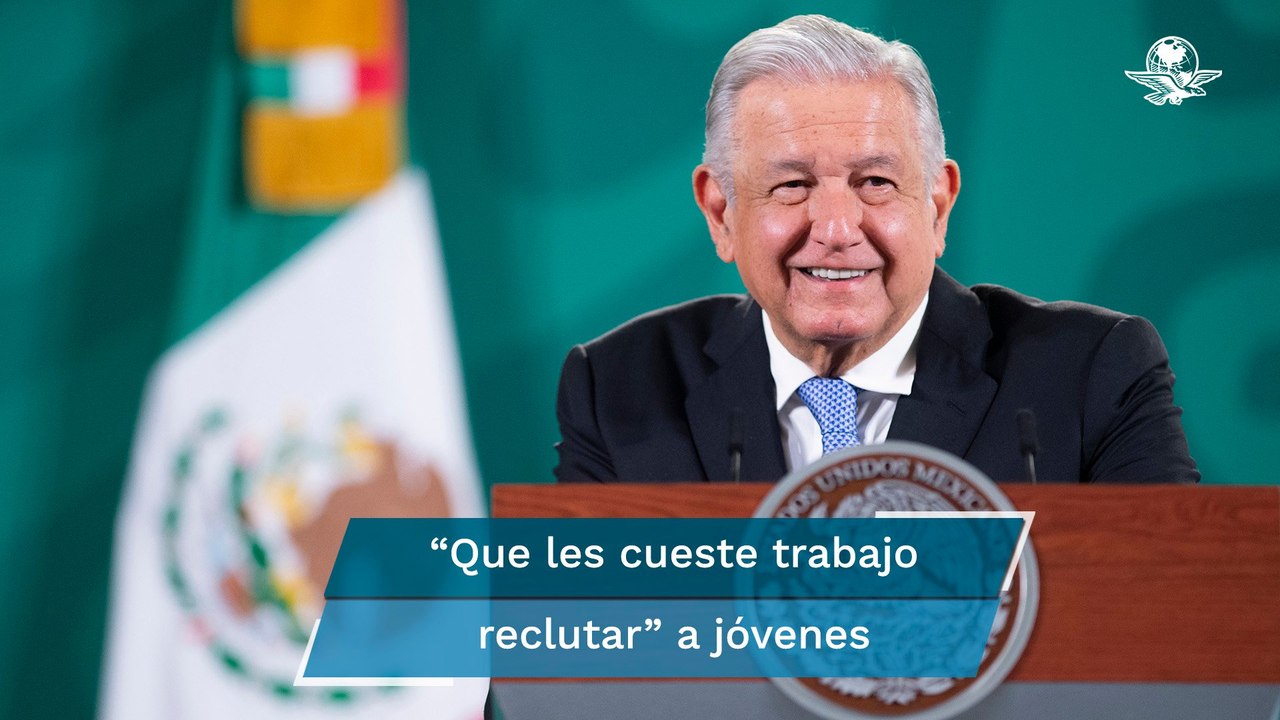 "Becarios, no sicarios", propuesta para evitar que jóvenes caigan en el crimen organizado: AMLO