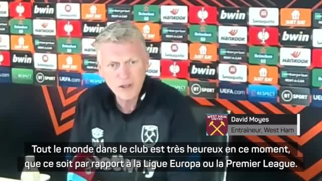 Groupe H - Moyes : Aller loin dans cette compétition