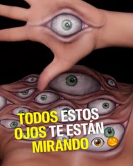 Ella se transformó en un monstruo de ojos sin cabeza