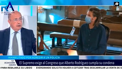 Ignacio Gil Lázaro, diputado de  VOX, habla sobre la inhabilitación de Alberto Rodríguez