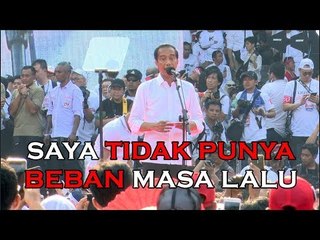 Kampanye Akbar Jokowi-Amin: Saya Tidak Mempunyai Beban Masa Lalu