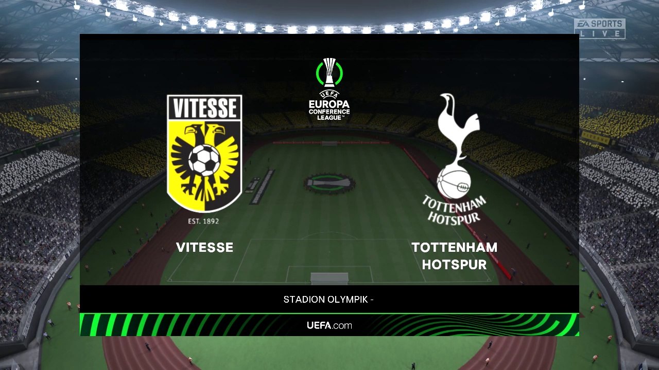 Vitesse vs Tottenham || UEFA Europa Conference League - 21st October 2021 || Fifa 22