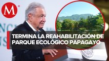 AMLO anuncia reapertura del parque ecológico Papagayo, en Acapulco