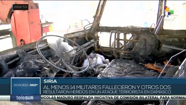 Pueblo de Siria lamenta el fallecimiento de 14 militares por ataques de grupos terroristas