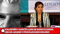 ¡CALDERÓN Y GARCÍA LUNA SE BENEFlClAR0N CON UN JUGOSO Y PRIVILEGIADO SEGURO!
