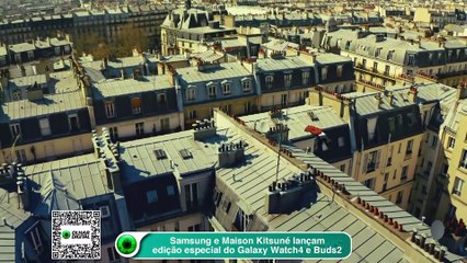 Samsung e Maison Kitsuné lançam edição especial do Galaxy Watch4 e Buds2