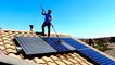 How solar panels are professionally cleaned