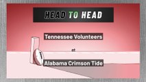 Tennessee Volunteers at Alabama Crimson Tide: Over/Under