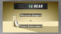 Wisconsin Badgers at Purdue Boilermakers: Over/Under