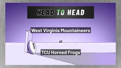 West Virginia Mountaineers at TCU Horned Frogs: Over/Under