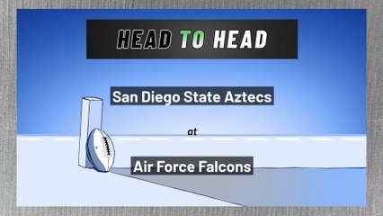 San Diego State Aztecs at Air Force Falcons: Over/Under