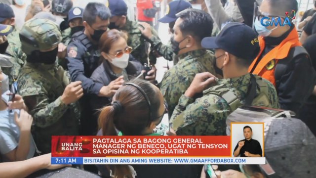 Pagtatalaga ng bagong general manager ng Beneco, ugat ng tensyon sa opisina ng kooperatiba | UB