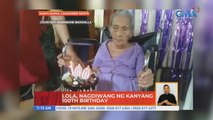 Lola, nagdiwang ng kanyang 100th birthday | UB