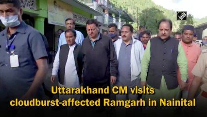 Uttarakhand CM visits cloudburst-affected Ramgarh in Nainital