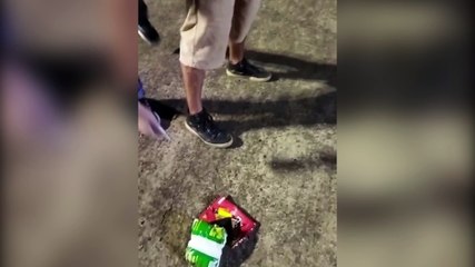 Vídeo mostra abordagem do Policial Madril, que flagrou homem com mandado de prisão em aberto