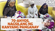 70-anyos na ginang sa India, nagsilang ng kanyang panganay! | GMA News Feed